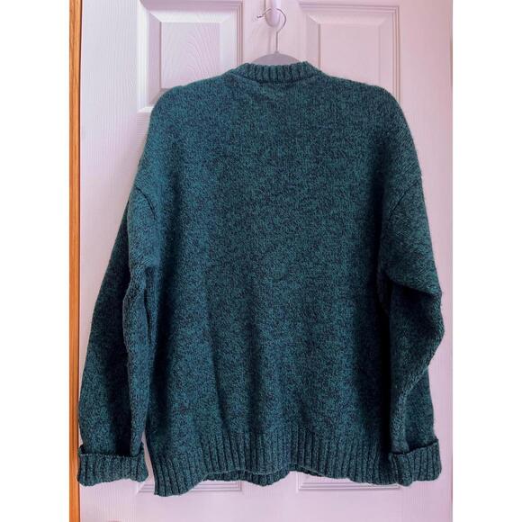 Vintage Eddie Bauer Dark Green Wool Sweater Size XLT - Picture 7 of 9